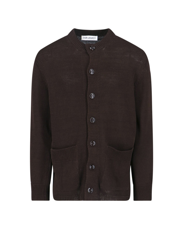 [Our Legacy] Knitwear SS26 M2263PBBLACK COFFEE COTTON RAFIA