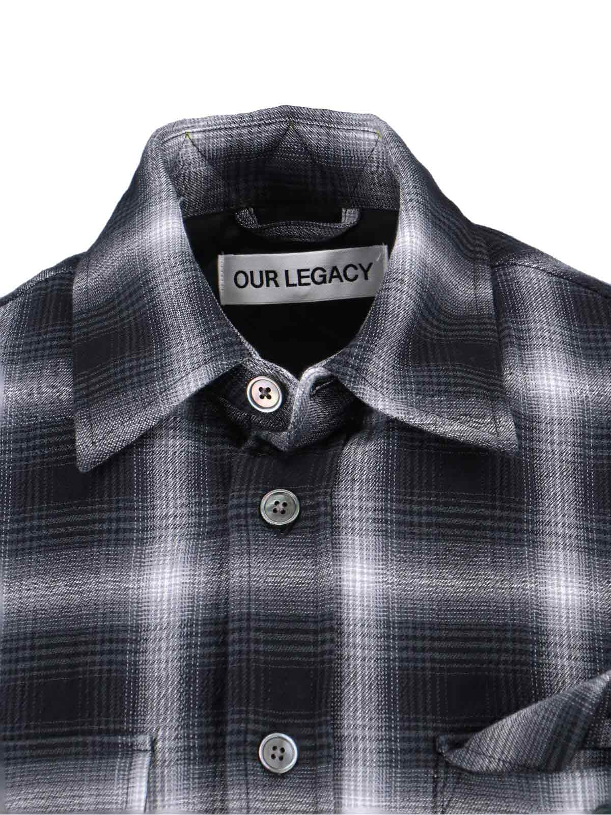 [Our Legacy] Shirts Long Sleeve SS26 M2262MSSHADOW TRIAL CHECK