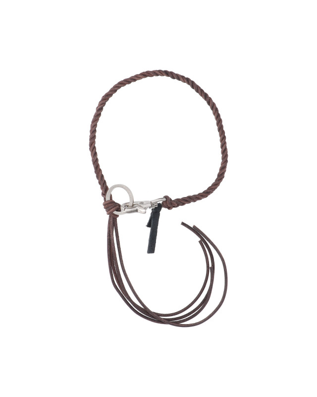 [Our Legacy] Keyring SS26 A2268LBRBROWN LEATHER