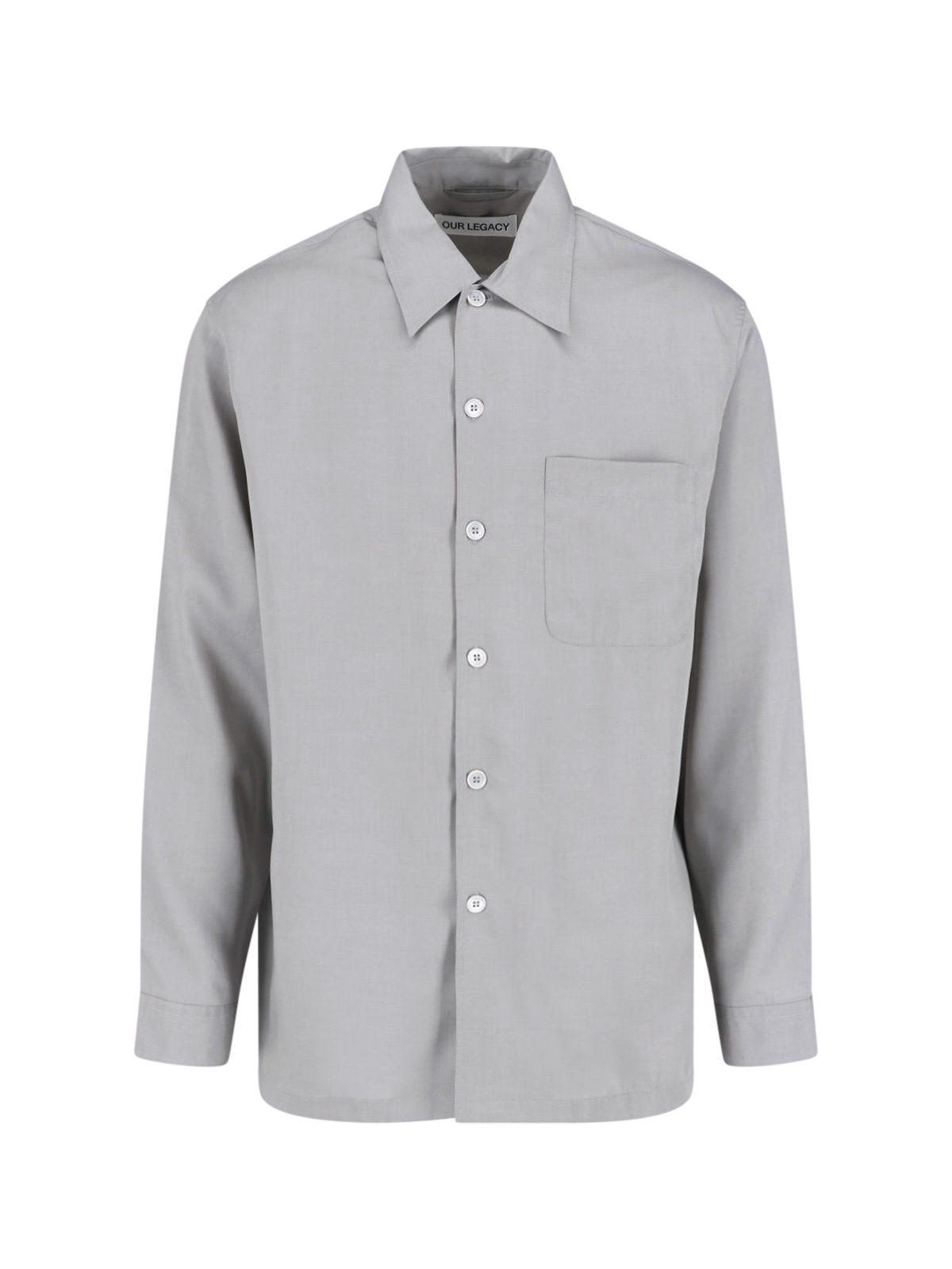 [Our Legacy] Shirts Long Sleeve SS26 M2262EWGWILLOW GREY SOFTFLOW TENCEL