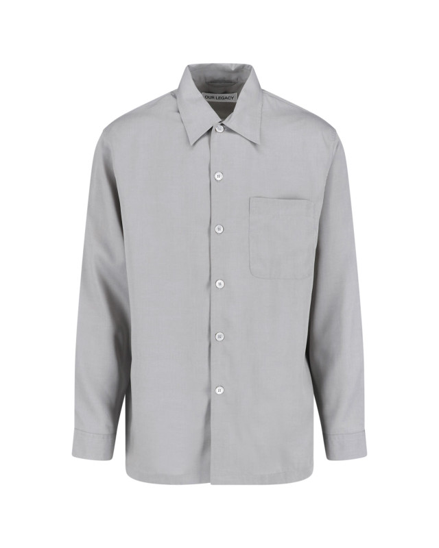 [Our Legacy] Shirts Long Sleeve SS26 M2262EWGWILLOW GREY SOFTFLOW TENCEL