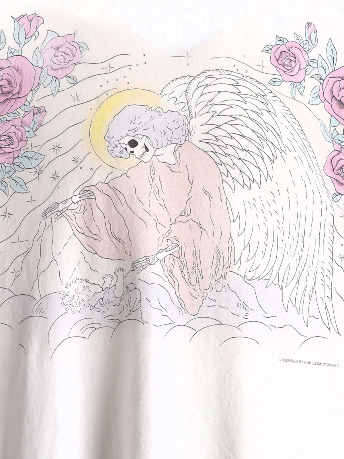 [Our Legacy] T-shirts Long Sleeve SS26 M2266CFPFAREWELL PRINT
