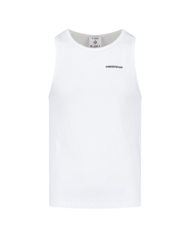 [Casablanca] T-shirts Sleeveless SS26 M SP26 JTS 057 02RIBBED TANK TOP