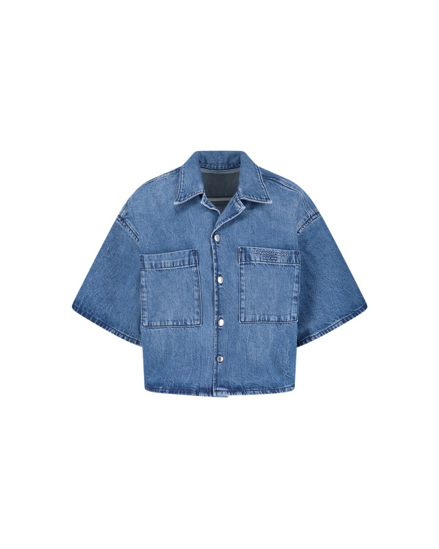 [ALEXANDER WANG] Shirts Short Sleeve SS26 4DC1261938400C
