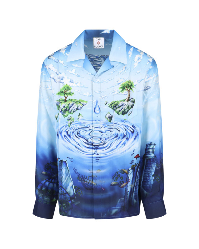 [Casablanca] Shirts Long Sleeve SS26 M SP26 SH 006 01LOST ATLANTIS