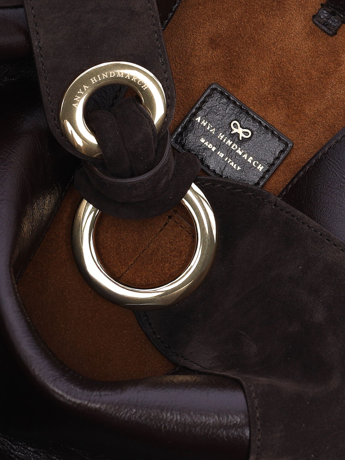 [Anya Hindmarch] Shoulder bag SS26 204118CHOCOLATE