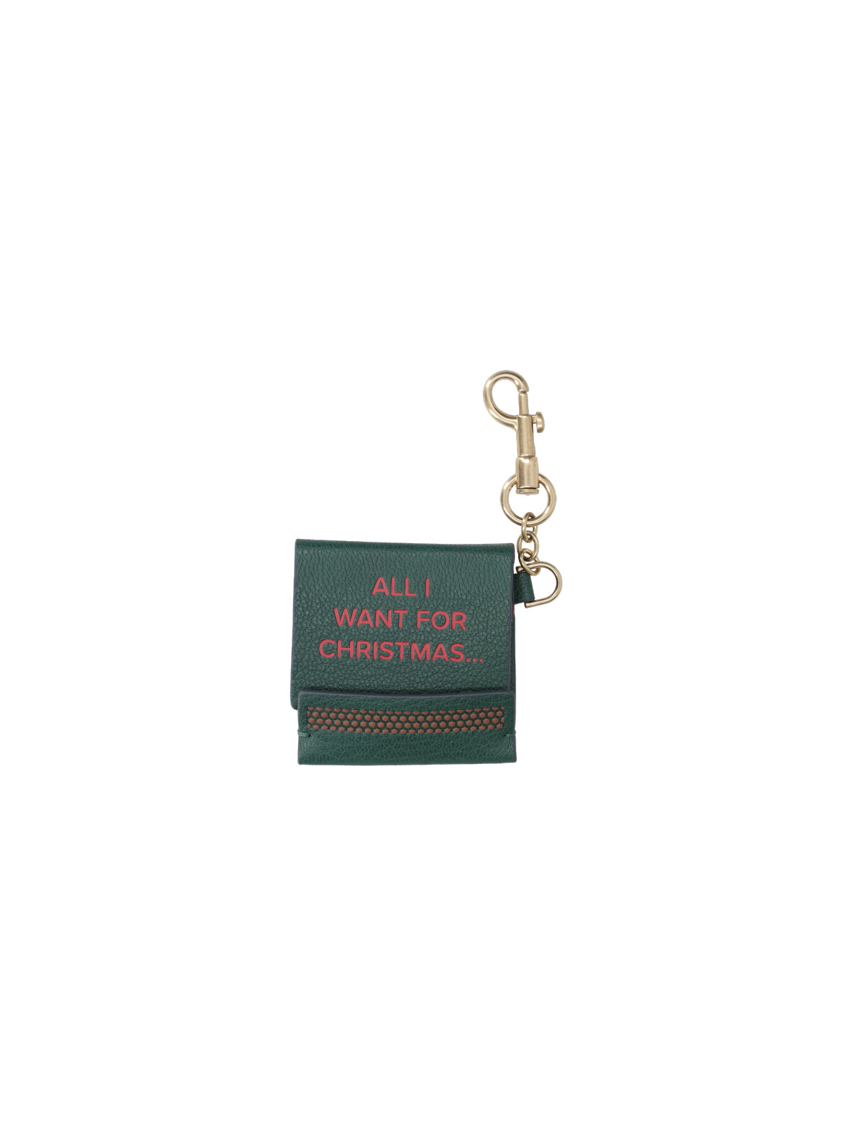 [Anya Hindmarch] Keyring SS26 205511MIDNIGHT GREEN