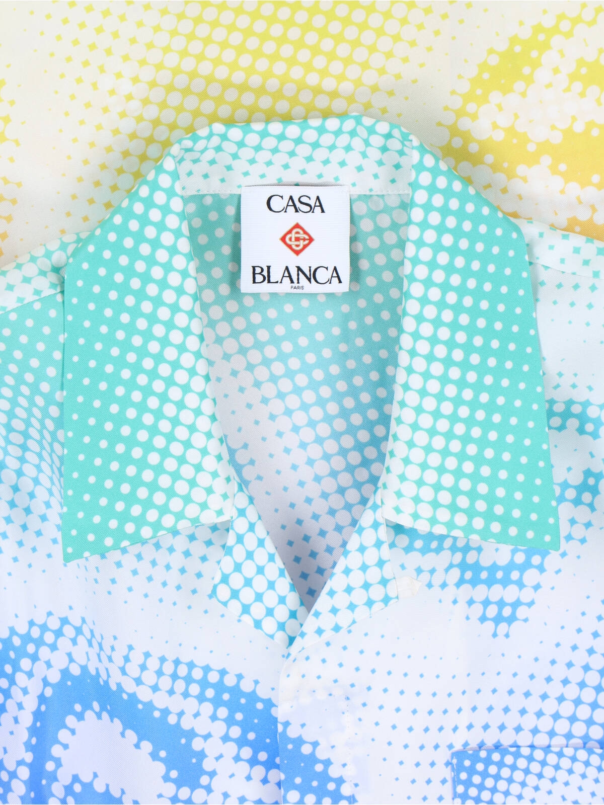 [Casablanca] Shirts Long Sleeve SS26 M SP26 SH 006 03HALFTONE REPEATS LOGO