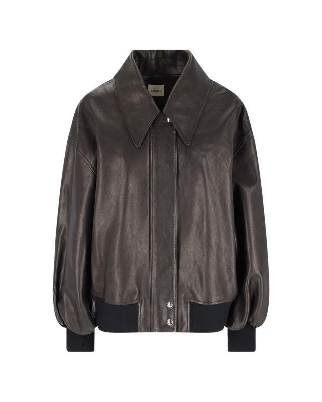 [KHAITE] Leather Jacket SS26 6166729 L729200