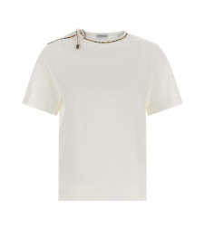 [Burberry] T-shirts Short Sleeve FW26 8127210CHALK
