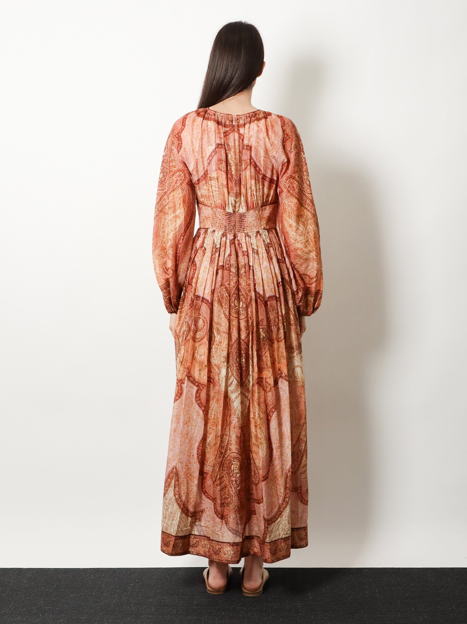 [Zimmermann] Long sleeve dress SS26 5947DRS262TBML