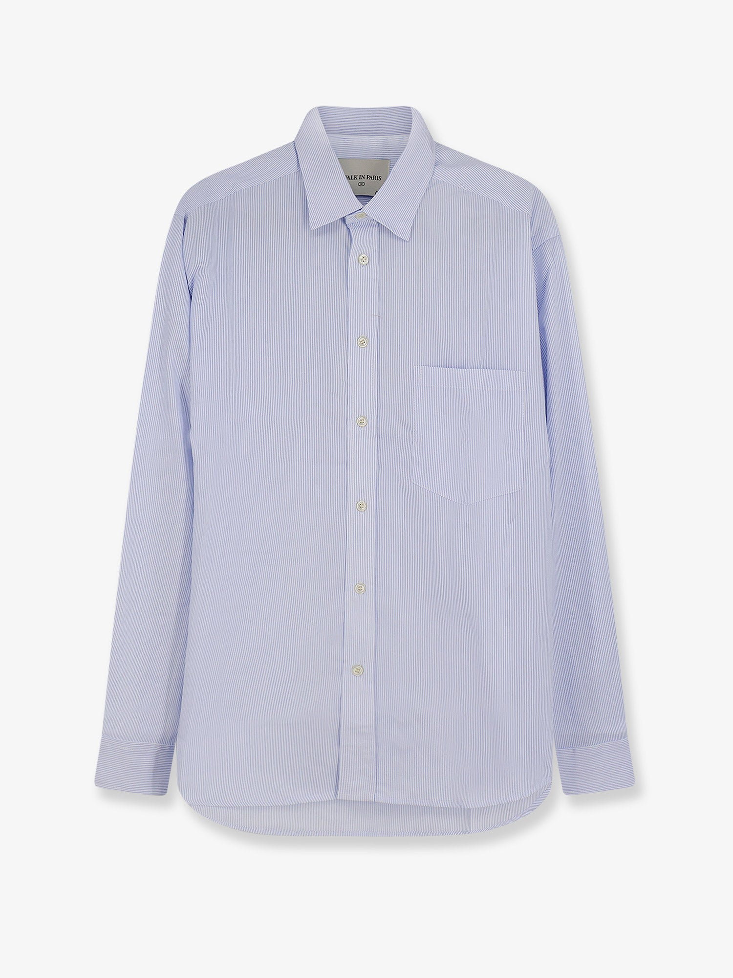 [WALK IN PARIS] Shirts Long Sleeve SS26 WHITEPINSTRIPSWHITE