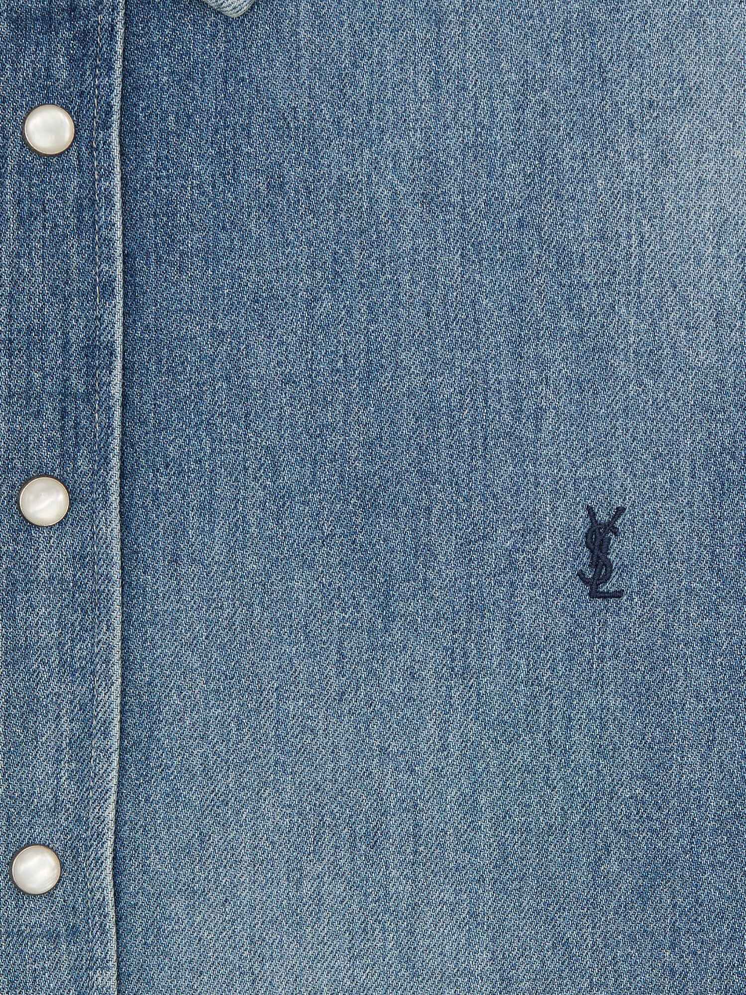 [Saint Laurent] Shirts Long Sleeve SS26 862246Y29YA4428