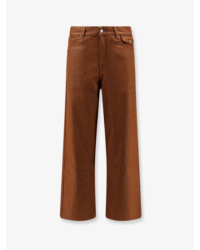 [WALK IN PARIS] Trousers SS26 BROWNDENIMBAGGYMARRON