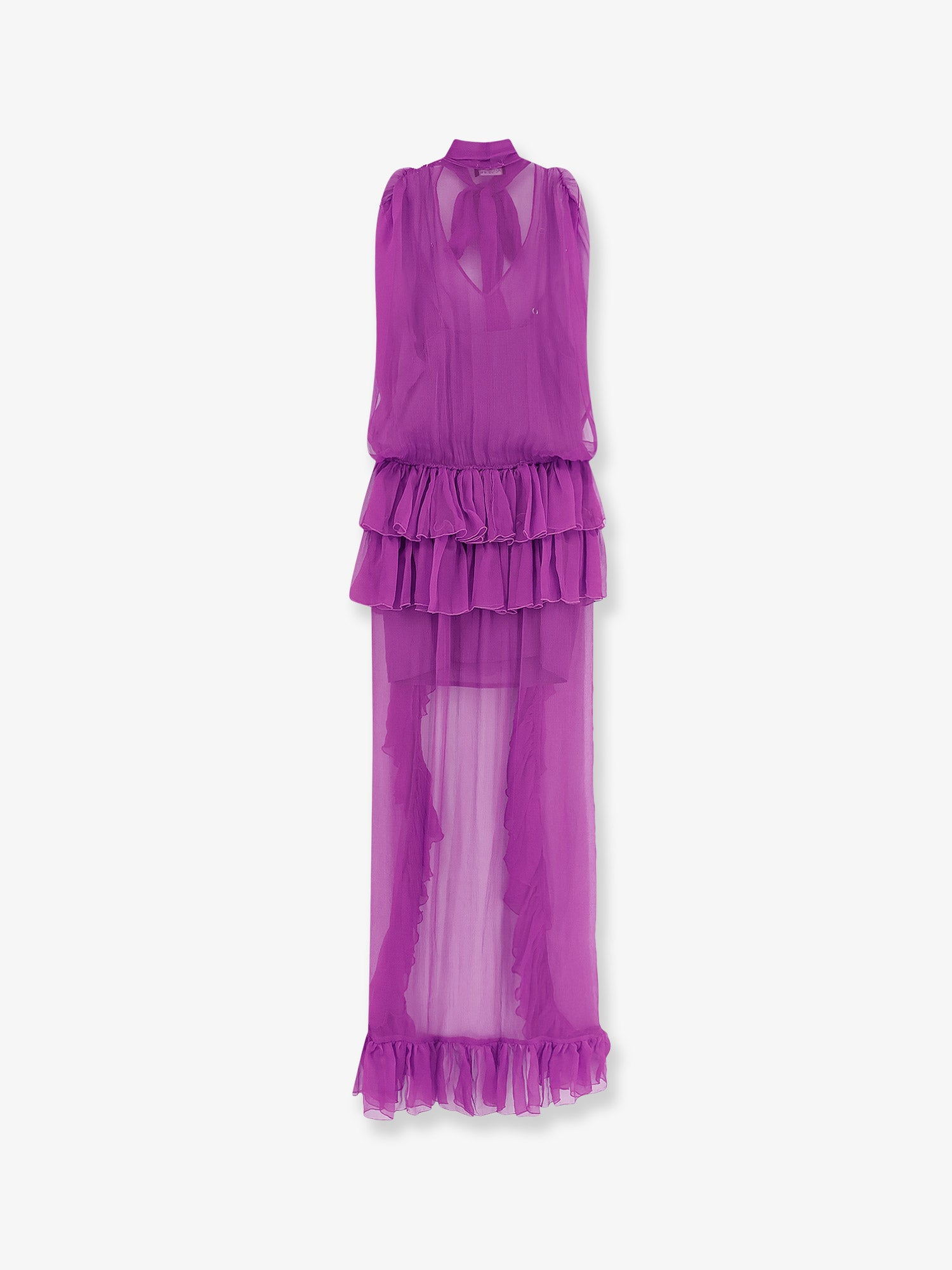 [ACTUALEE] Sleeveless dress SS26 O5ABAB4133865BORD