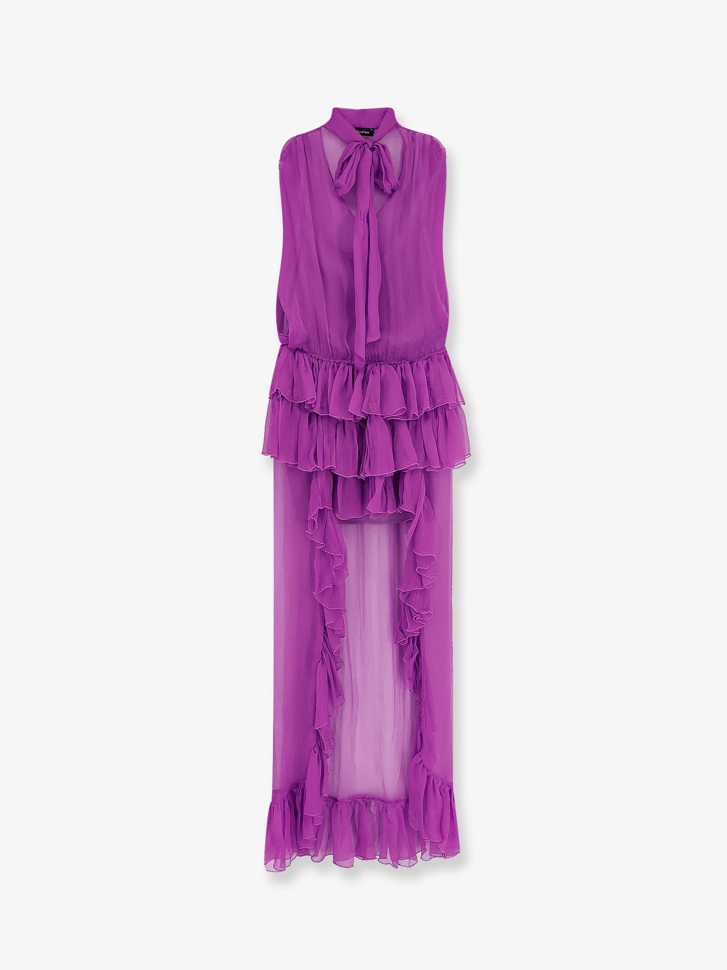 [ACTUALEE] Sleeveless dress SS26 O5ABAB4133865BORD