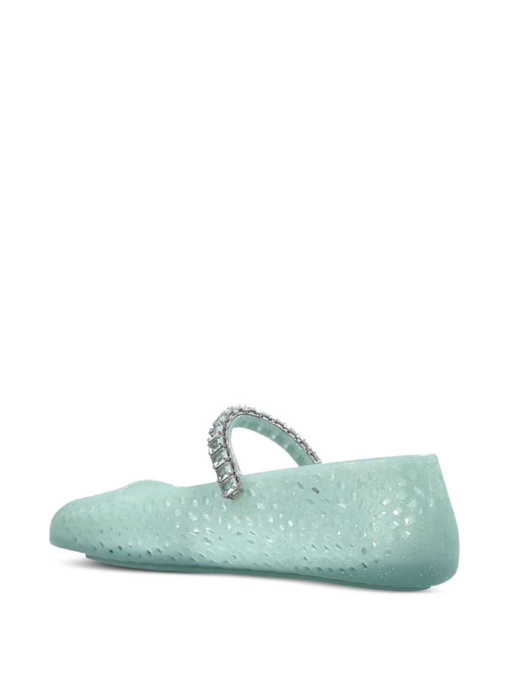 [Jimmy Choo] Flat shoes FW26 THEJELLYNTXLIGHTVERDE/SILVER