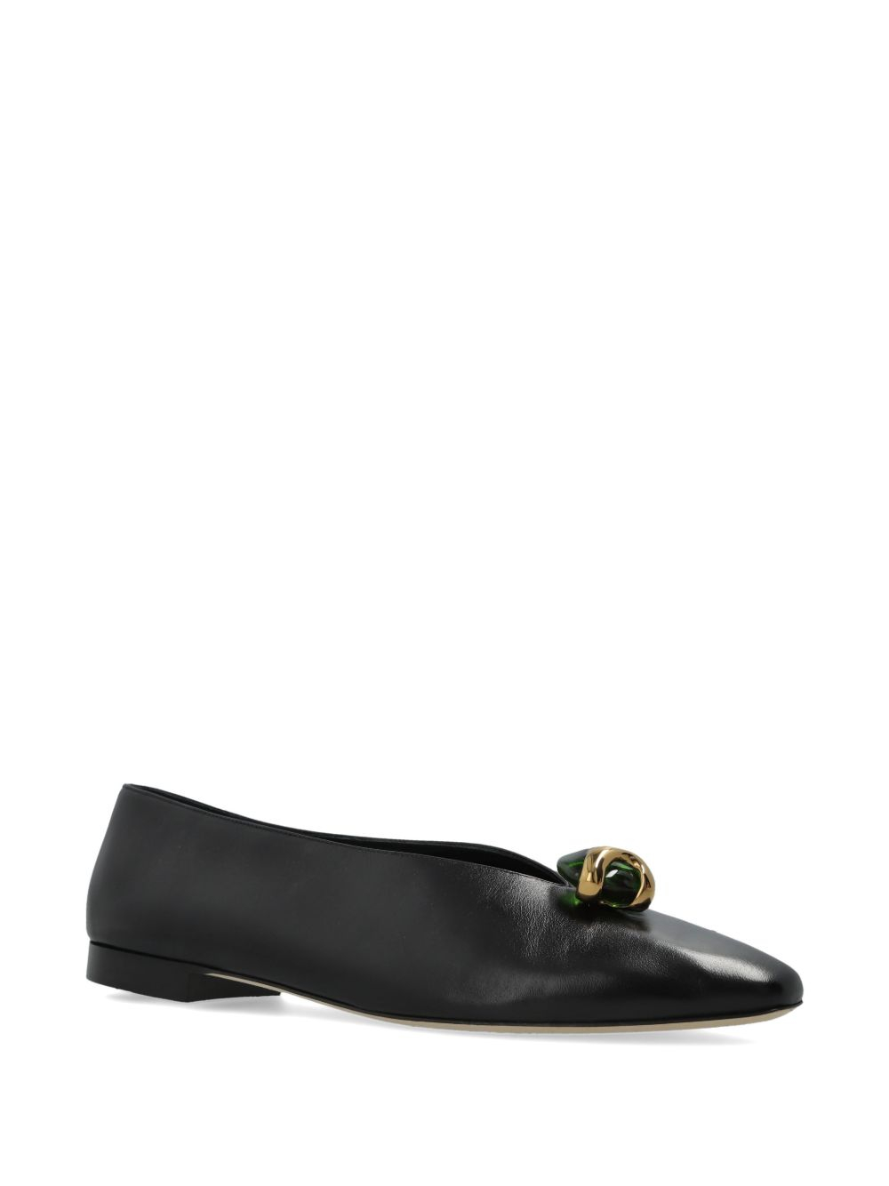 [Jimmy Choo] Flat shoes FW26 MARGOTFLATEPFBLACK/CLOVER