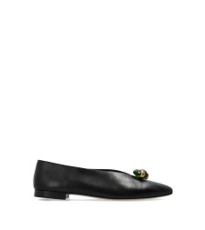[Jimmy Choo] Flat shoes FW26 MARGOTFLATEPFBLACK/CLOVER