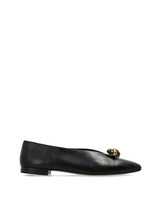[Jimmy Choo] Flat shoes FW26 MARGOTFLATEPFBLACK/CLOVER