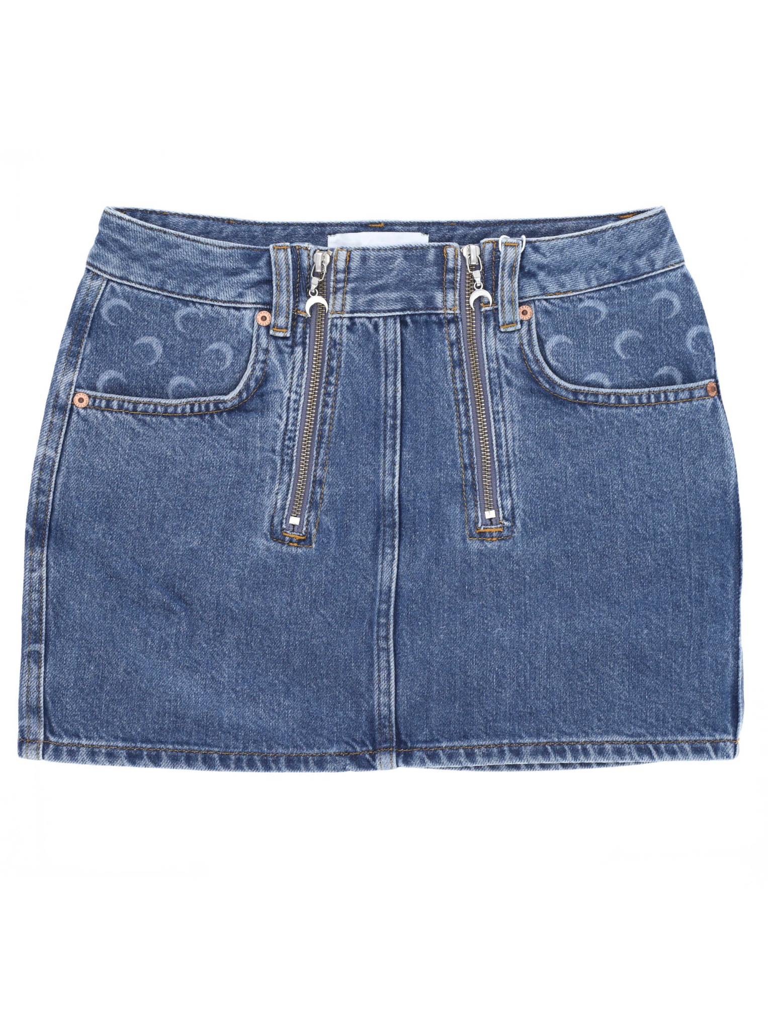 [MARINE SERRE] Midi skirt SS26 WSK135ACDEN0002BL05