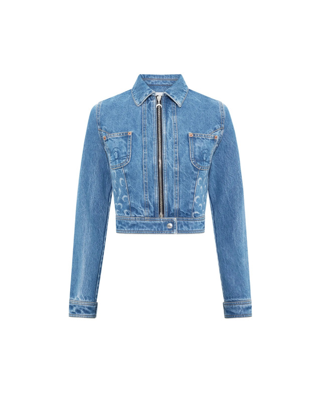 [MARINE SERRE] Jacket SS26 WJA076ACDEN0002BL05