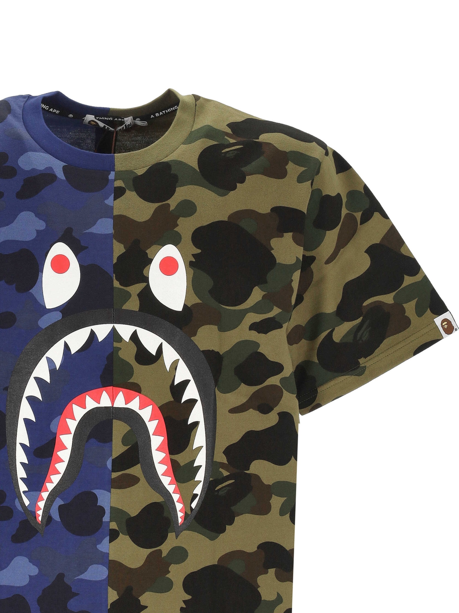 [BAPE] T-shirts Short Sleeve SS26 001CSM301009MNAVY