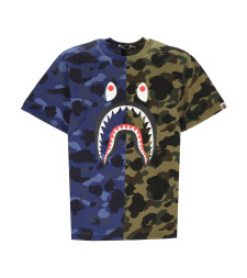 [BAPE] T-shirts Short Sleeve SS26 001CSM301009MNAVY