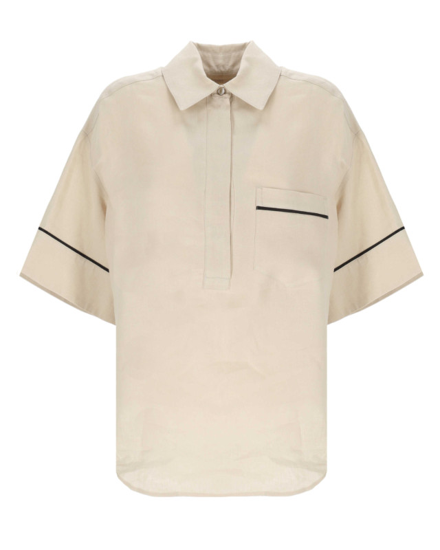 [AGNONA] Shirts Short Sleeve SS26 TD1109YU3049N43