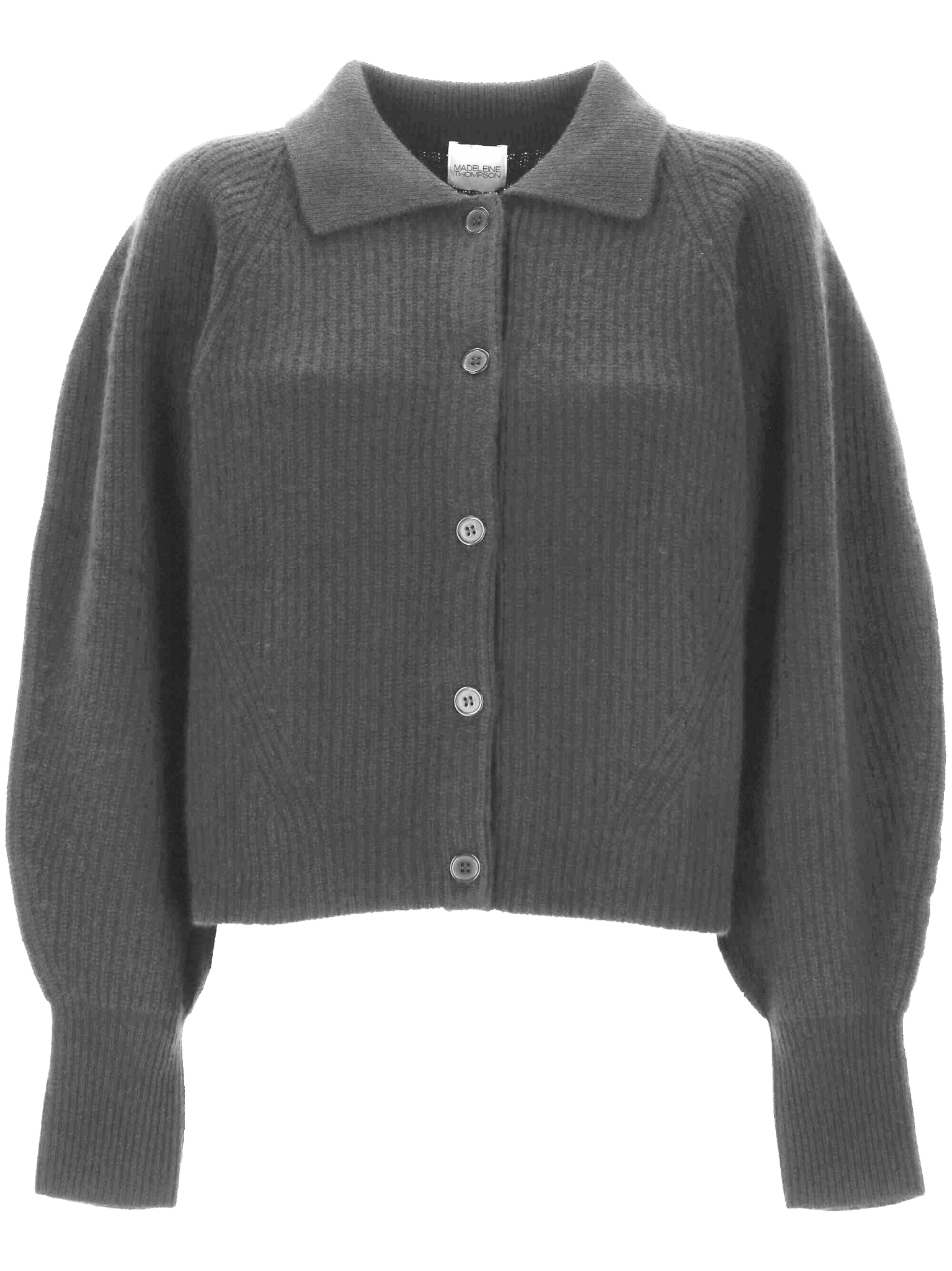 [MADELEINE THOMPSON] Cardigan FW25 AW25C02MID GREY