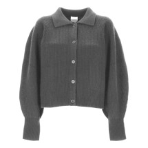 [MADELEINE THOMPSON] Cardigan FW25 AW25C02MID GREY