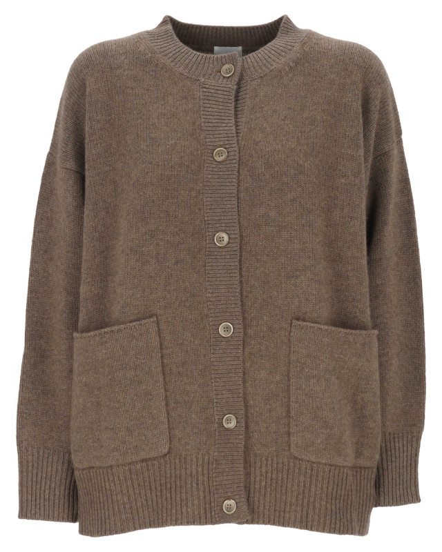 [MADELEINE THOMPSON] Cardigan FW25 AW25C04BISCUIT