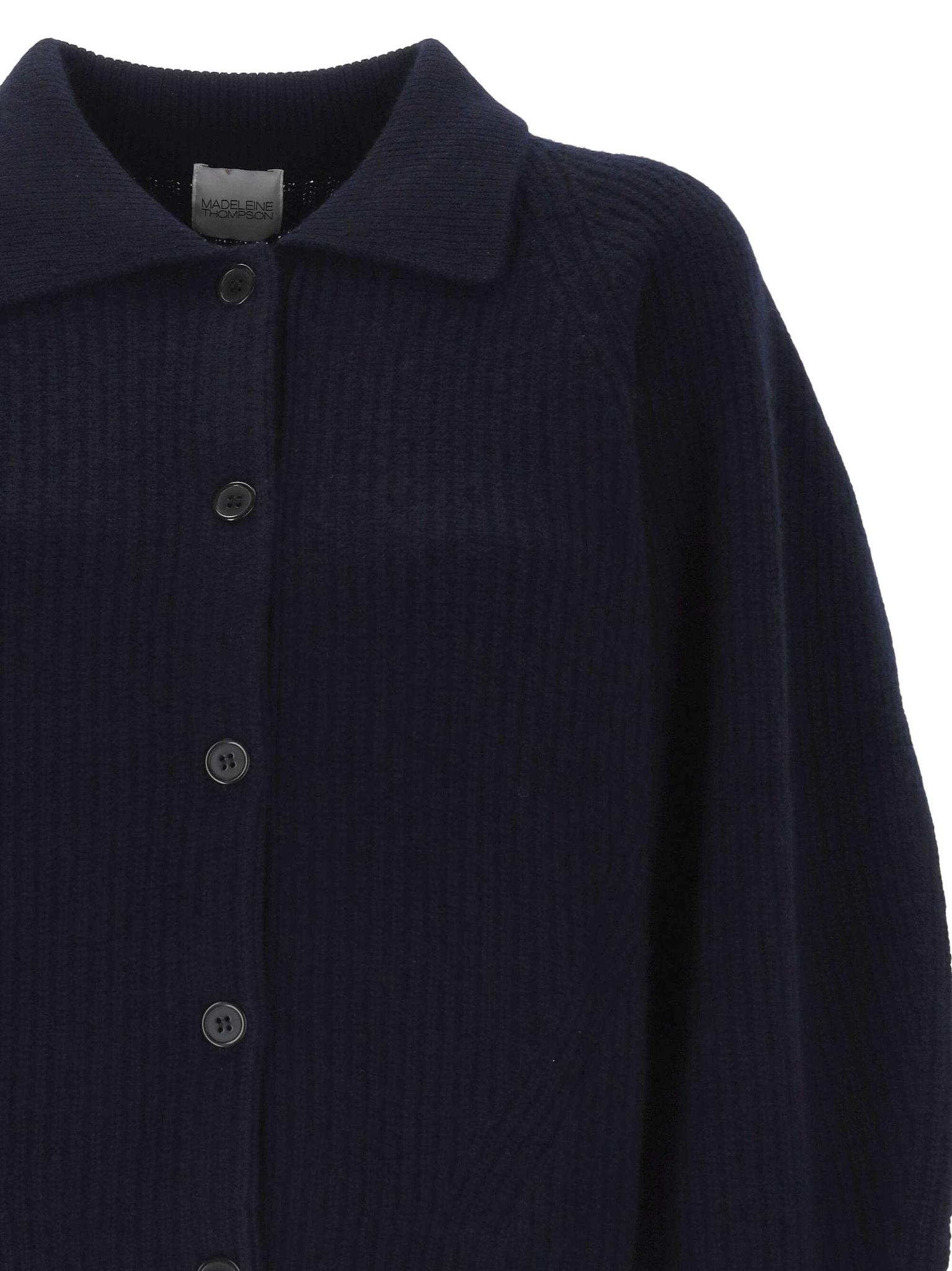 [MADELEINE THOMPSON] Cardigan FW25 AW25C02NAVY