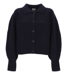 [MADELEINE THOMPSON] Cardigan FW25 AW25C02NAVY