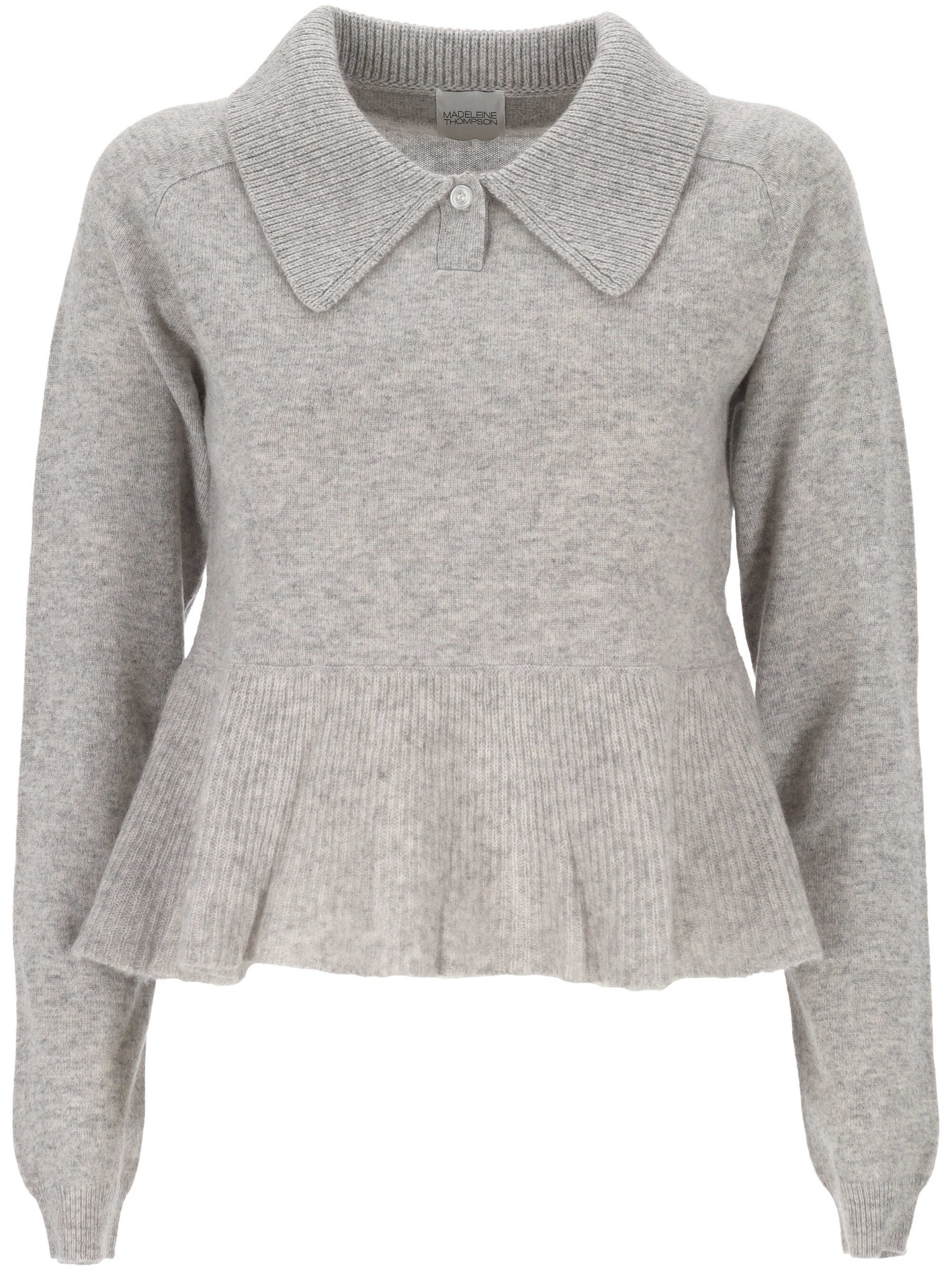 [MADELEINE THOMPSON] Knitwear FW25 AW25T28SMOKE GREY