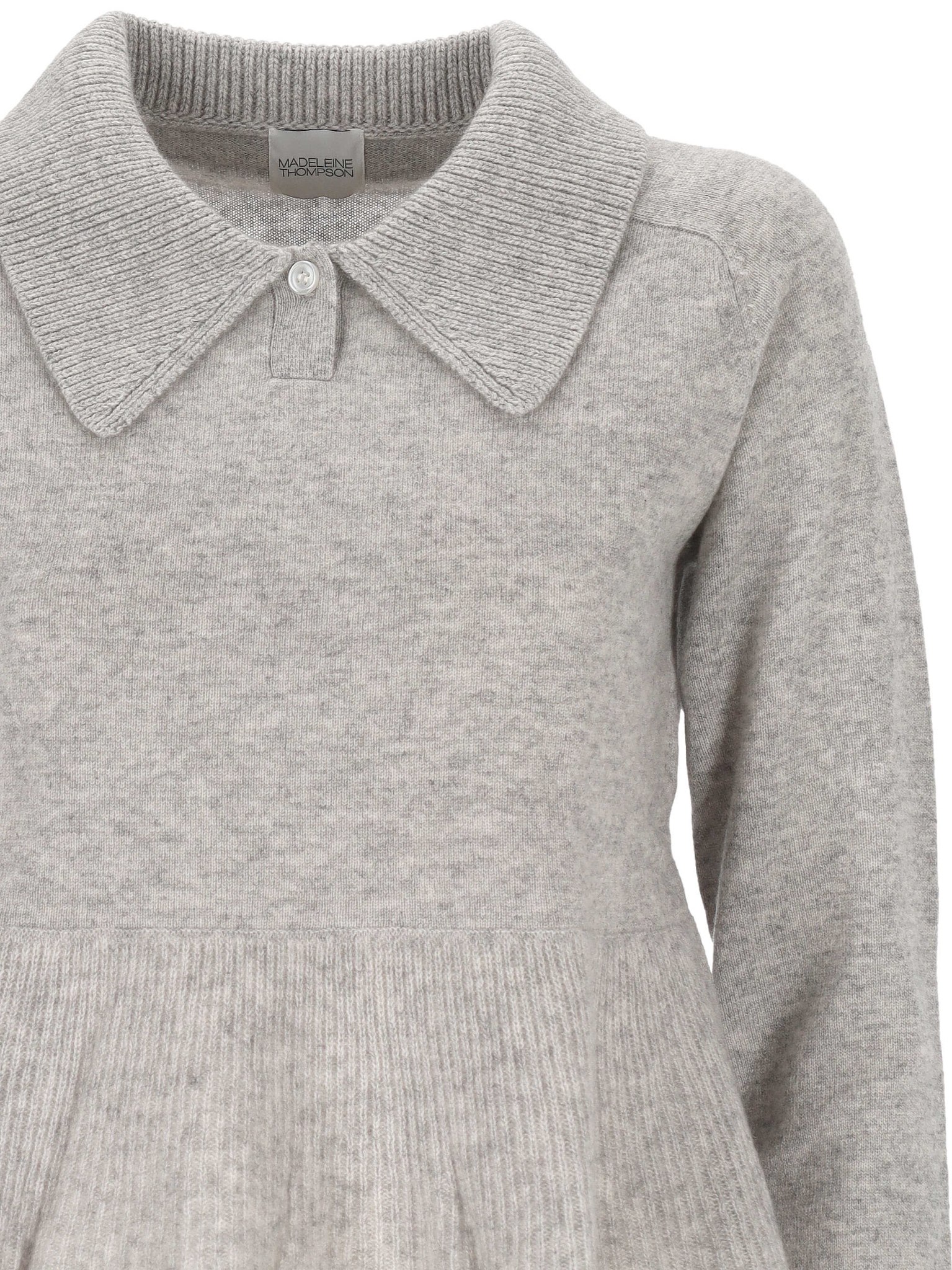 [MADELEINE THOMPSON] Knitwear FW25 AW25T28SMOKE GREY