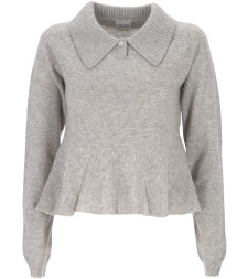 [MADELEINE THOMPSON] Knitwear FW25 AW25T28SMOKE GREY