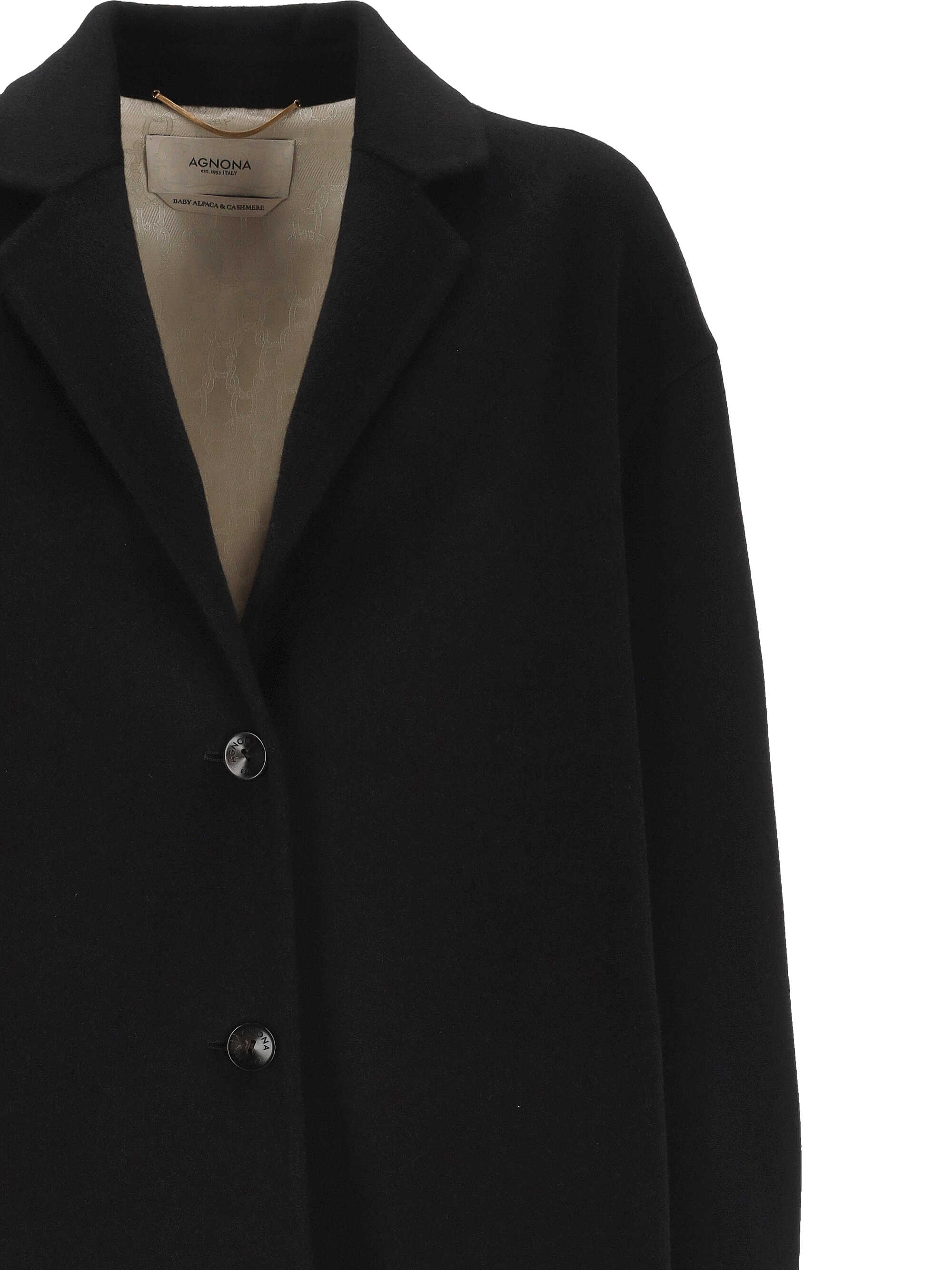 [AGNONA] Coat FW25 TL1013AD1022K09
