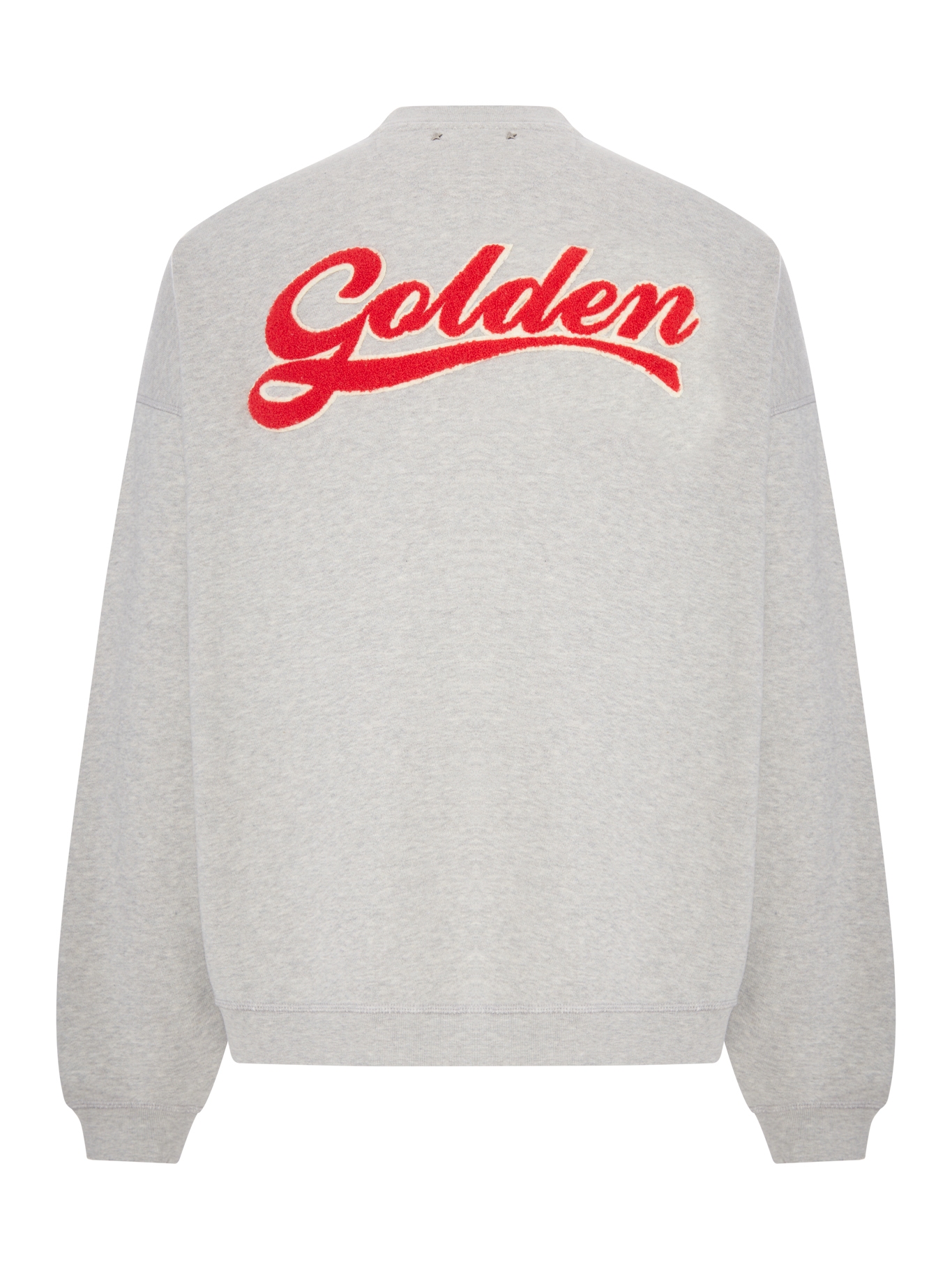 [GOLDEN GOOSE DELUXE BRAND] Knitwear FW26 GUP02711P00263760513 ALLUMINIUM MELANGE GRAY