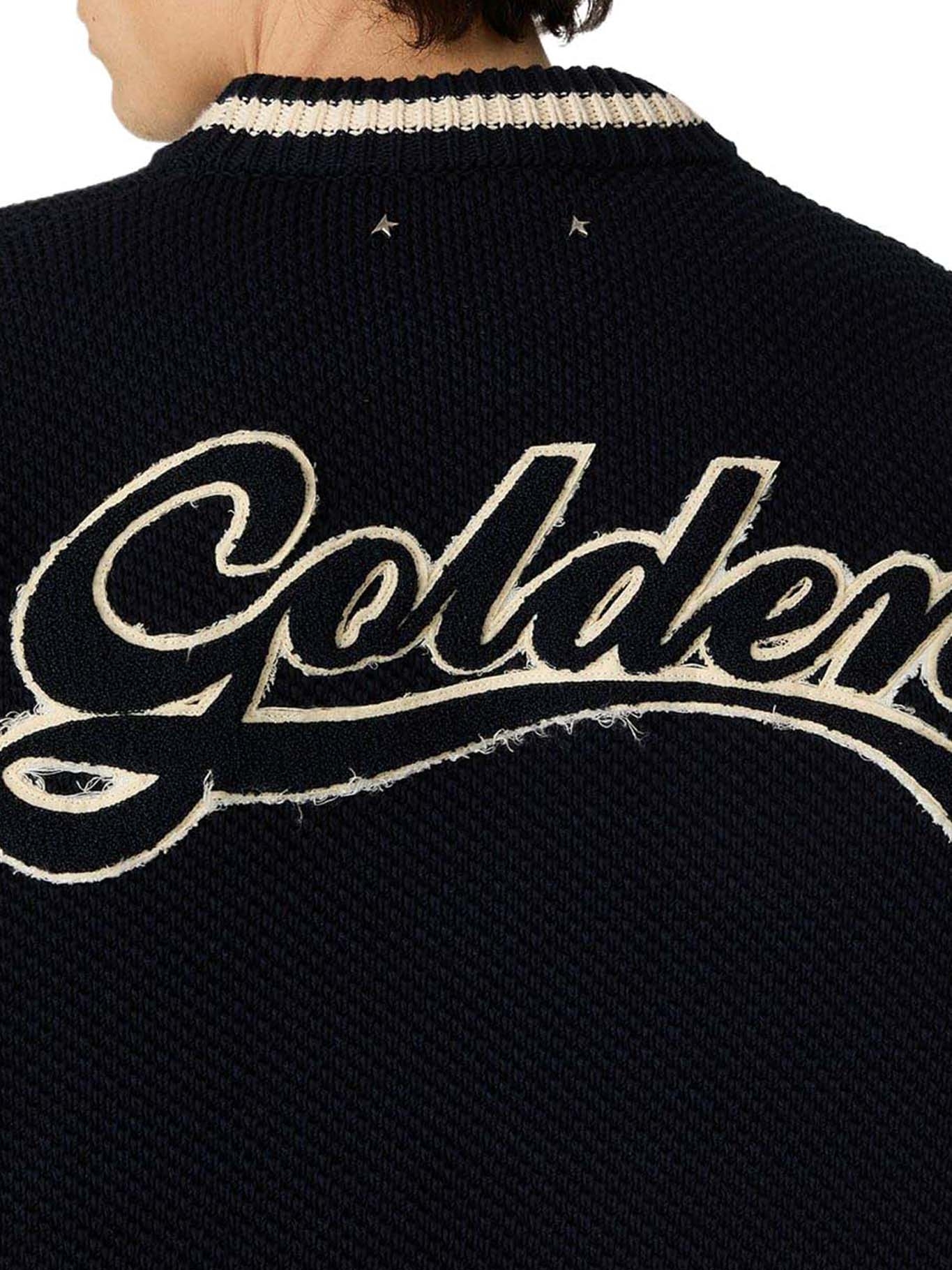 [GOLDEN GOOSE DELUXE BRAND] Knitwear FW26 GMP02863P00267250486 DARK BLUE