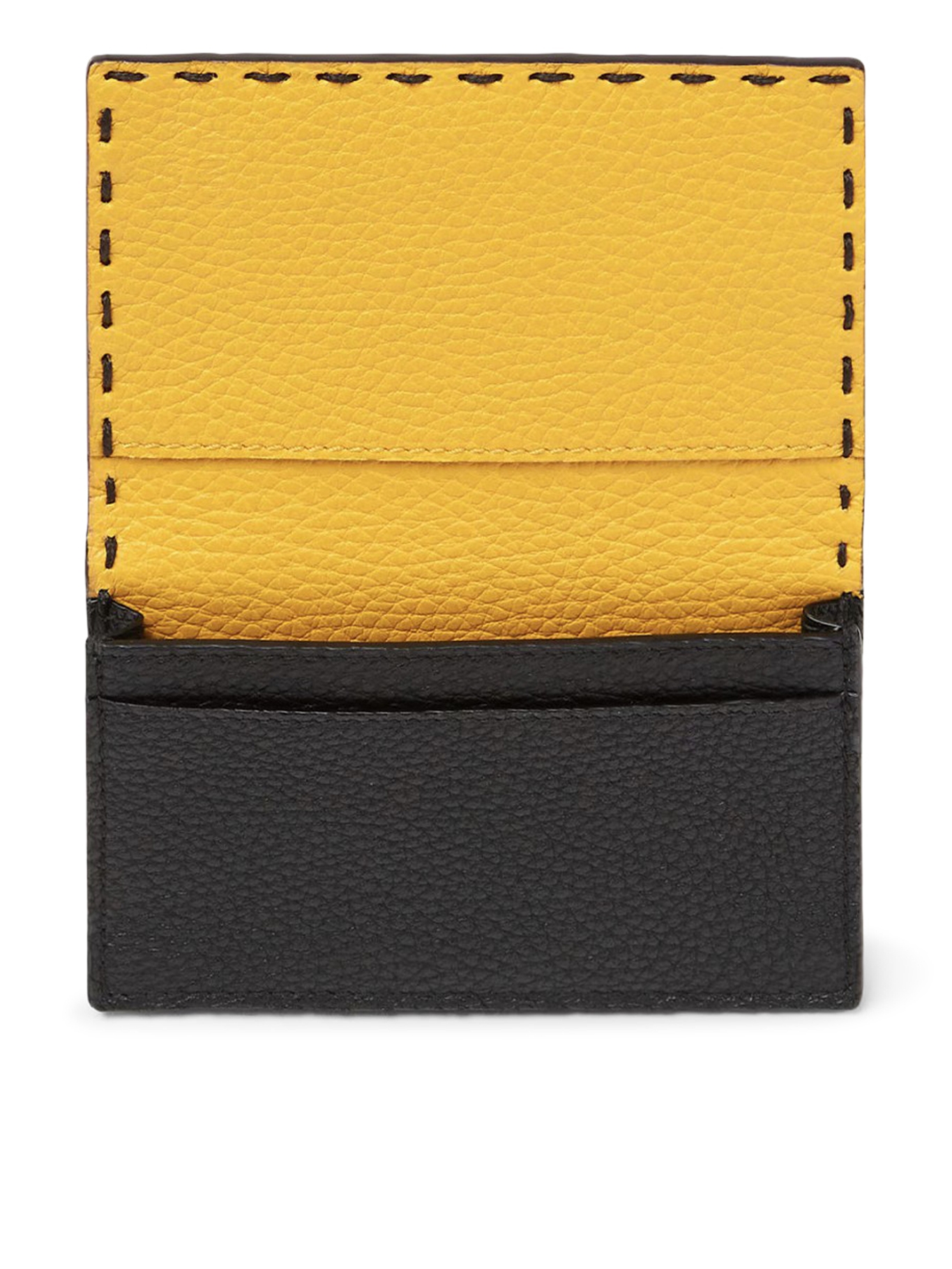 [Fendi] Wallet FW26 7M0222AW2FF0R2A BLACK SUNFLOWER P