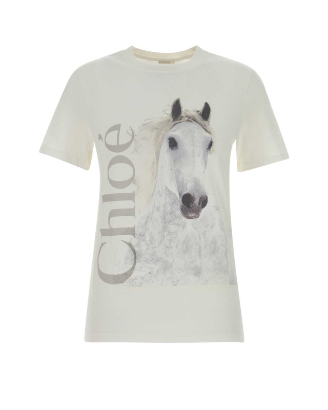[Chloe] T-shirts Short Sleeve SS26 CH26SJH11802 101