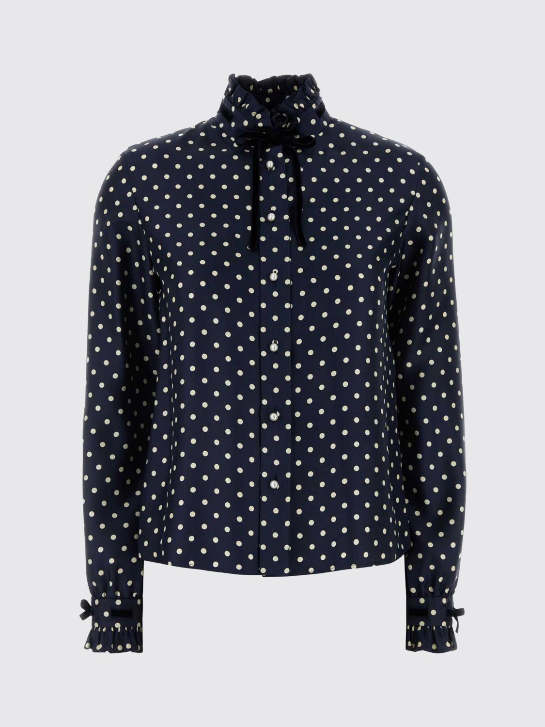 [Valentino] Shirts Long Sleeve SS26 7B3AB7U79ML 0W6