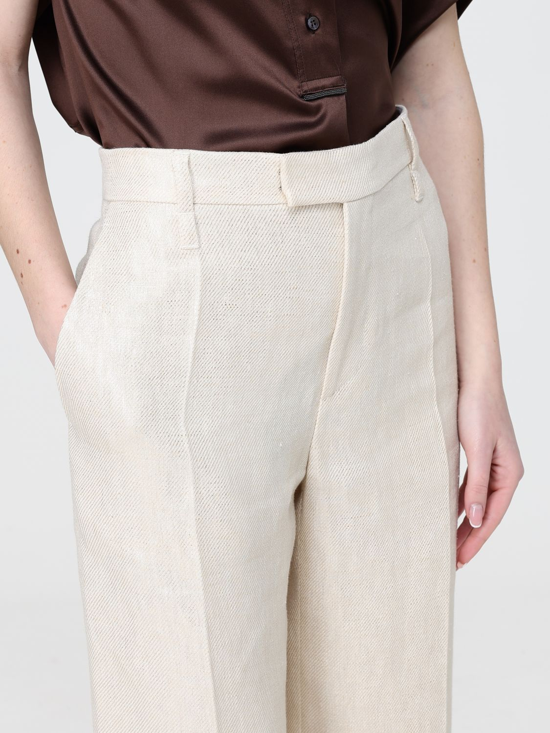 [Brunello Cucinelli] Trousers SS26 ML596P8492 C729