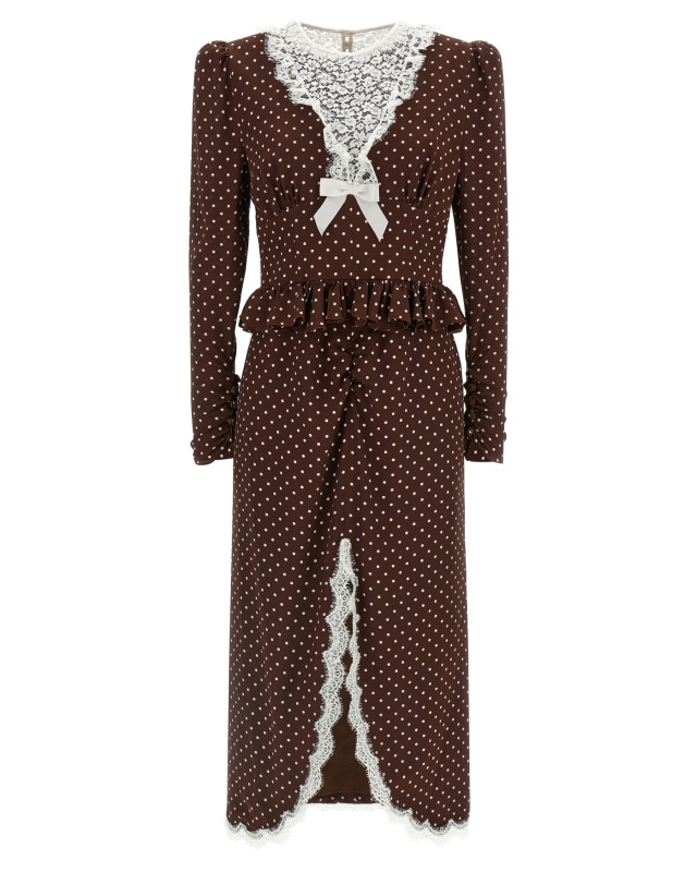 [Alessandra Rich] Long sleeve dress SS26 FABX4281F46861659