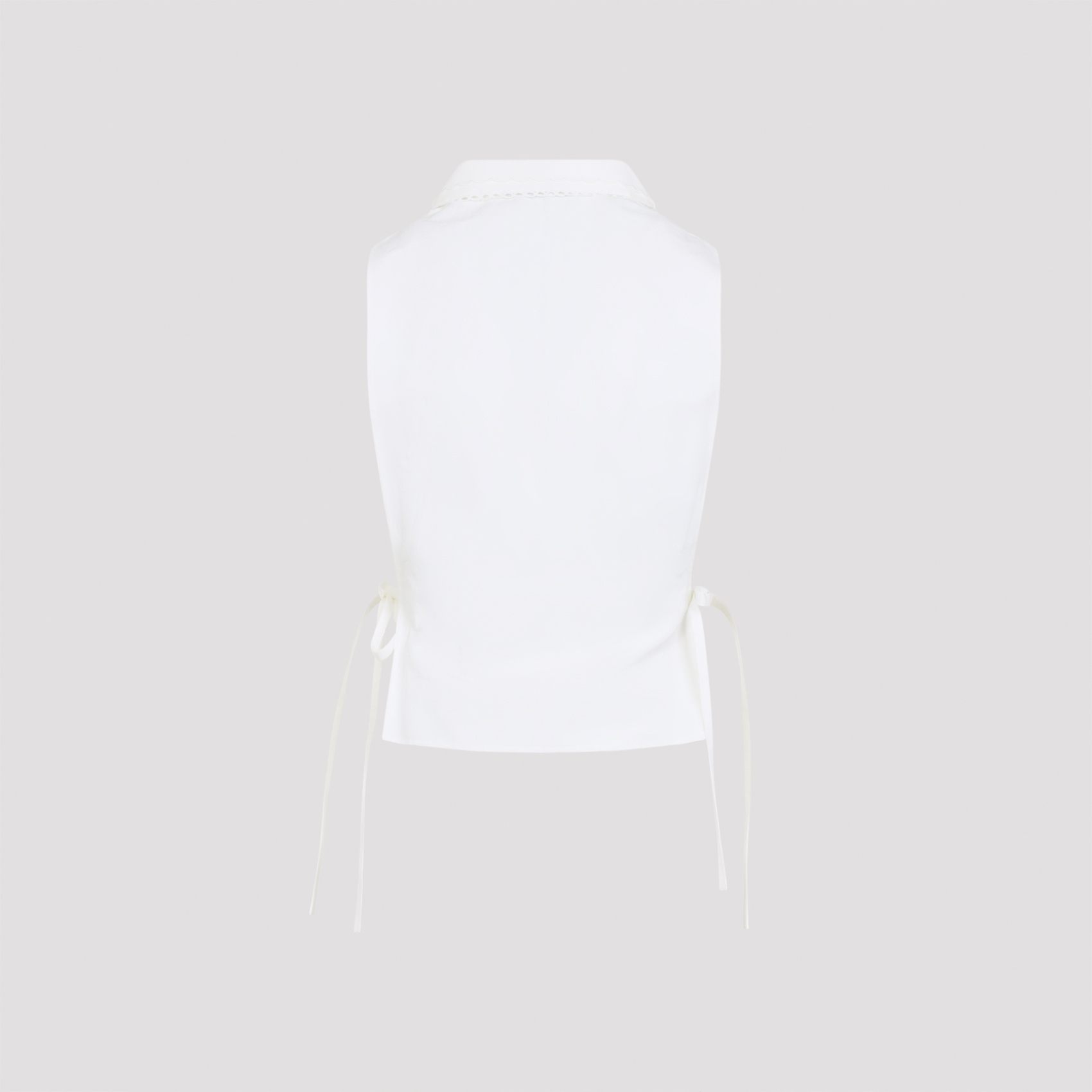 [Miu Miu] Shirts Sleeveless FW26 MK2041SOOO.163M