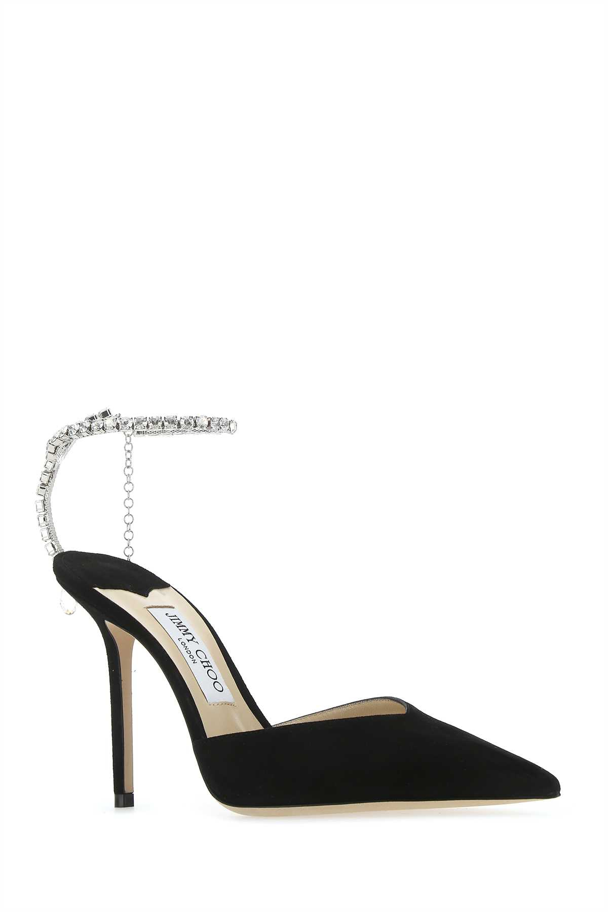 [Jimmy Choo] Sandals FW26 SAEDA100EWA BLACKCRYSTAL