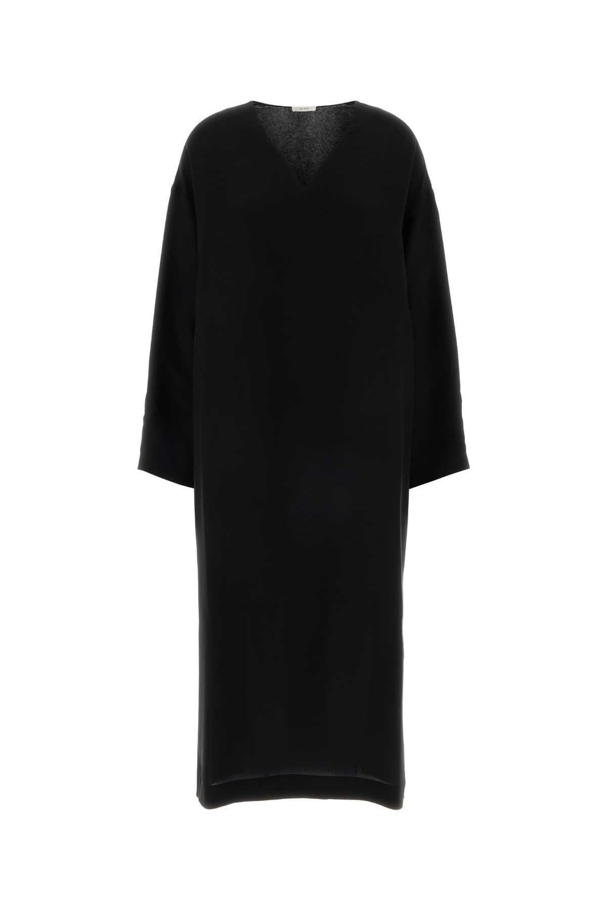 [THE ROW] Long sleeve dress SS26 10822W4201 BLK