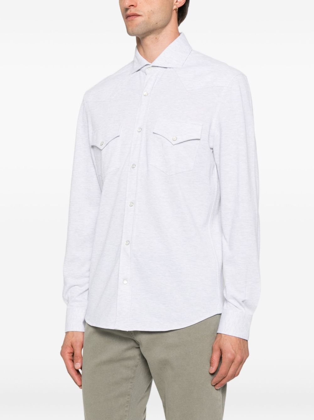 [Brunello Cucinelli] Shirts Long Sleeve SS26 ME8546666C3657