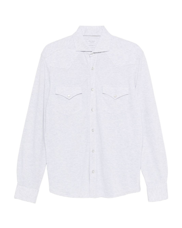 [Brunello Cucinelli] Shirts Long Sleeve SS26 ME8546666C3657
